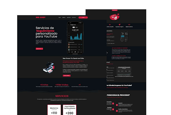 diseñaré tu página web profesional en wordpress